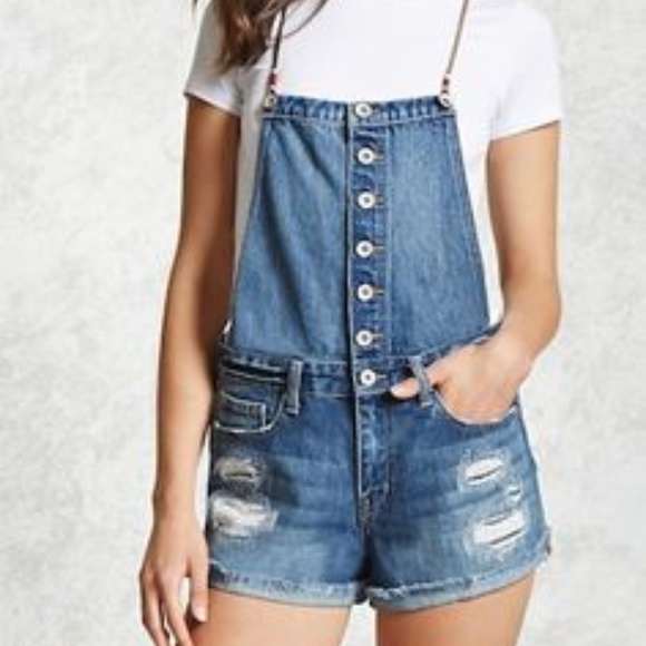 forever 21 shortalls